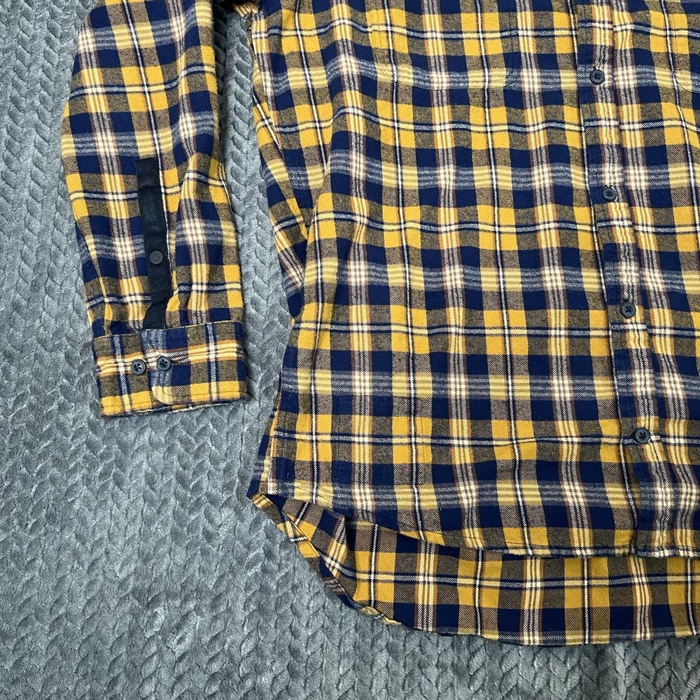 Adventure Expedition Flannel Shirt Mens XL Plaid Cotton Long Sleeve Adv3nture - Picture 4 of 9